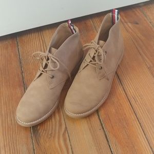 Tan ankle shoes